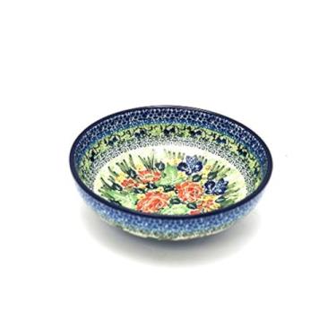 Imagem de Tigela de cerâmica polonesa – Salada contemporânea – assinatura Unikat – U4400