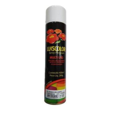 Imagem de Tinta Spray Decor Multiuso Branco Brilhante Colorgin - Luckscolor