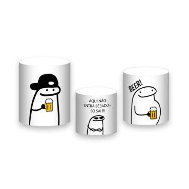 Imagem de Trio De Capa Cilindro - Flork Bento Cake Cerveja Beer 013 - Via Cores