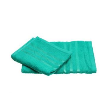 Imagem de Toalha de Banho 3 Barras Felpuda Macia 100% algodão - Dugu, Verde Esme