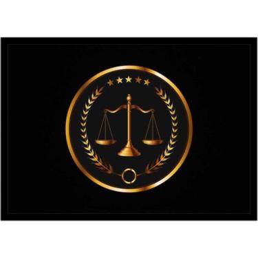 Imagem de Quadro Decorativo Escritórios De Advocacia Advogados Balança Da Justiç
