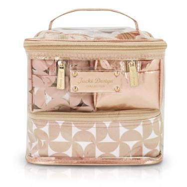 Imagem de Kit de Necessaire com 4 pçs Glitz Jacki Design Dourado