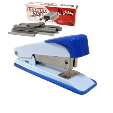 Imagem de Kit Grampeador de Ferro 26/6 Modelo 5831g + 5000 Grampos - Idea