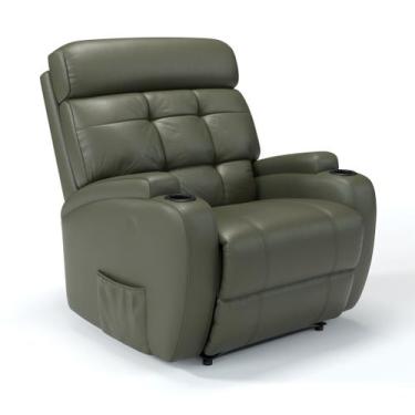 Imagem de Cadeira de Massagem Reclinável Elétrica Em Couro Bovino - Modelo Flore