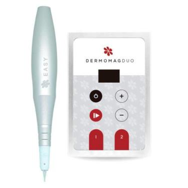 Imagem de Dermógrafo Dermomag Pen Easy Prata Fonte Duo Micropigmentação
