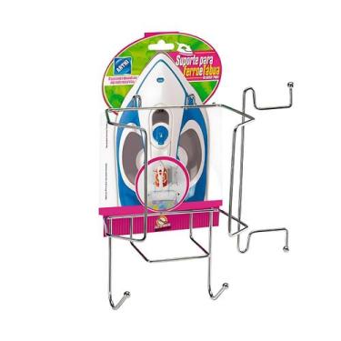 Imagem de Suporte Para Ferro E Tábua De Passar Arthi Aço Cromado 1580