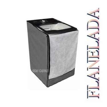 Imagem de Capa para maquinas de lavar electrolux 9kg e 10kg com zíper - CORTINAS