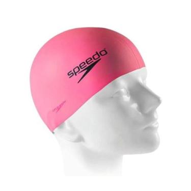 Imagem de Touca Speedo Silicone Lisa, Rosa claro