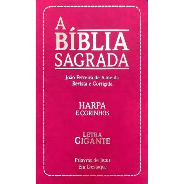 Imagem de Biblia Sagrada - Evangelica Com Harpa e Corinhos - Rosa