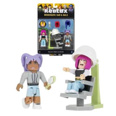 Imagem de Roblox 2 Bonecos 7cm Brookhaven: Hair And Nails 2213 - Sunny