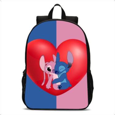 Imagem de Mochila Escolar Infantil Lilo Stitch Bolsa De Costas - Broome, Sti16