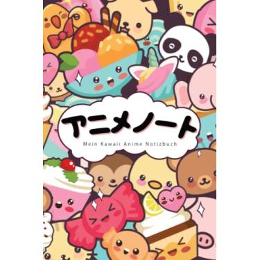 Imagem de Mein Kawaii Anime Notizbuch: 100 Seiten starkes lustiges Notizbuch punktraster als Japan Anime Geschenk zum Zeichnen und Schreiben