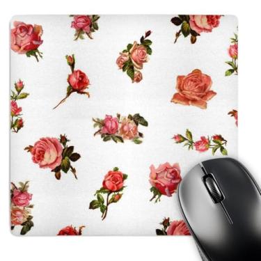 Imagem de 3dRose Mouse pad LLC 20 x 20 x 0,65 cm rosa antigo, flores (mp_57081_1)
