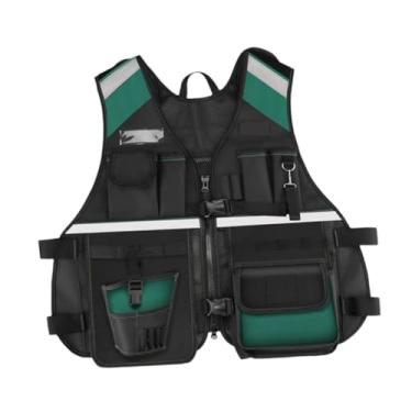 Imagem de ＡＷＨＡＯ Eletricista ferramenta colete ferramenta bolsa masculino ferramenta colete de segurança para encanadores carpinteiros