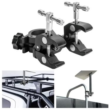 Imagem de Chelhead Suporte Starlink para montagem em tubo de escada de trailer, alumínio, ajustável, sem perfuração, kits de montagem Starlink compatível com caminhão, van, iate, barco