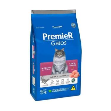 Imagem de Ração Premier Amb Inter Gato ad Cast 7 12 Anos Frango 7,5kg - PREMIER 