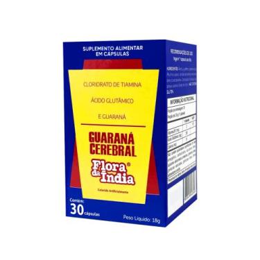 Imagem de Guaraná Cerebral Flora Da Índia 30 Cápsulas - Aroma Bem- Estar