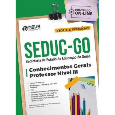 Imagem de Apostila SEDUC-GO - Professor Nível III (Conhecimentos Gerais) - Nova 