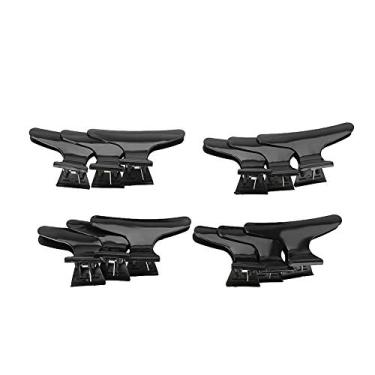 Imagem de Clipe de Cabelo de jacaré Feminino, Conjunto de 12 Peças, Borboleta Preta, Grampo de Cabelo, Seção de Garra, Braçadeira, Ferramenta de Cabeleireiro