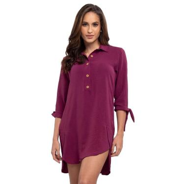 Imagem de Saída De Praia Cecília Vinho-Feminino