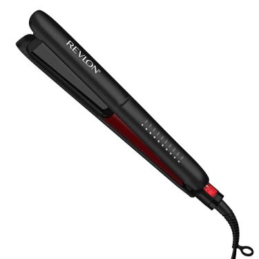 Imagem de REVLON Smoothstay alisador de cabelo de 2,5 cm – Ferro plano com infusão de óleo de coco ajuda a melhorar o brilho e a suavidade, reduz o frizz, cabelos lisos e elegantes