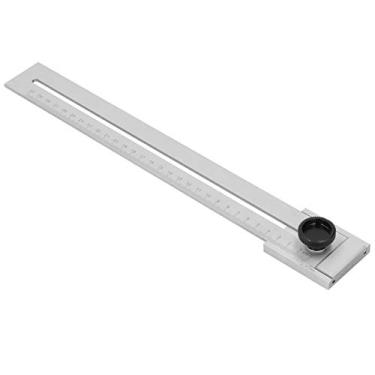 Imagem de Régua de Linha Deslizante, Gravura de Faixas Magnéticas, Escala Clara, Aço Carbono, 7.9in Com Forjamento de Aço Carbono, Ferramenta de Medição para Madeira (300 mm)