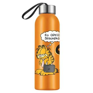 Imagem de Garrafinha de Água Squeeze Tampa Inox e Alça 800ml Personagens - Bande