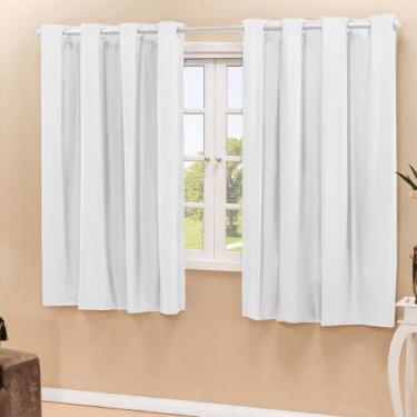 Imagem de Cortina Blackout PVC 2m Branco Valle Enxovais, Janela
