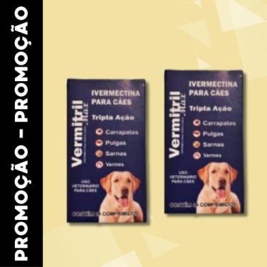 Imagem de Vermitril Proteção Antiparasitária em 8 Comprimidos Mastigáveis para C