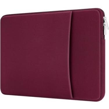 Imagem de MicaYoung Capa para laptop de 11 a 11,6 polegadas à prova de choque, capa protetora acolchoada para computador com bolso compatível com MacBook Acer ASUS HP Stream Dell Samsung Chromebook Notebook de