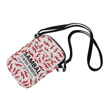 Imagem de A bolsa tiracolo indonésia Foodie Lover Gift Samba é a verdadeira bolsa transversal de superpotência indonésia para amantes de comida asiática Sambal, Samba
