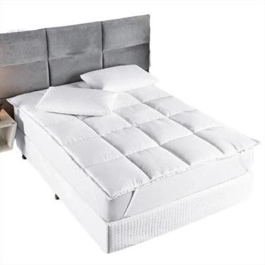 Imagem de Protetor Colchão Pillow Top Cama Box Queen Exclusivo - Charme do Detal