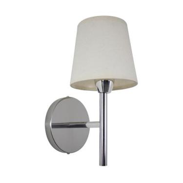 Imagem de Lustre Arandela Cúpula Cone Cromado 213 - ILUMINAMUNDO