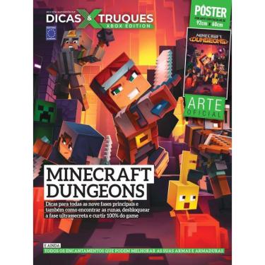 Imagem de Revista superpôster dicas E truques xbox edition edição 4 - minecraft dungeos