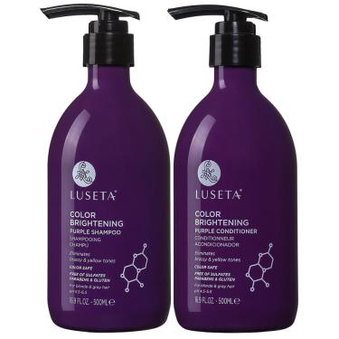 Imagem de Conjunto de shampoo e condicionador Luseta Purple para cabelos loiros
