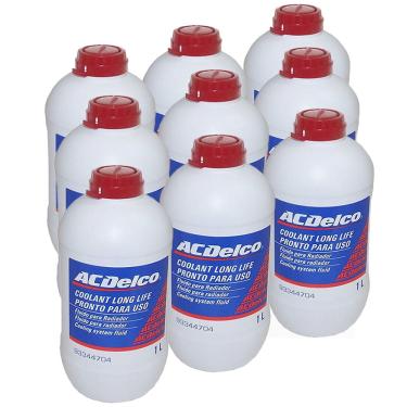 Imagem de 9 Aditivos Para Radiador Diluido Acdelco Vermelho Ecologic Onix /prisma /agile /astra /celta /meriva