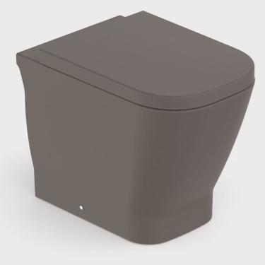 Imagem de Vaso Sanitário Convencional com Assento Termofixo Queda Amortecida Gap Roca