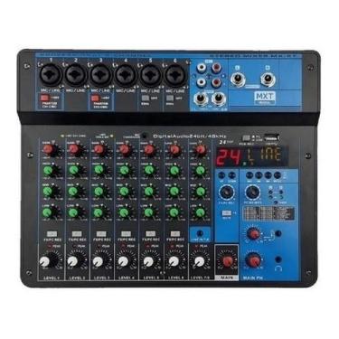Imagem de Mesa de som mxt com 8 canais - modelo: MX-8T