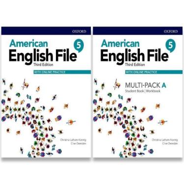 Imagem de Kit American English File: (5 + 5A) Student Book/workbook Multi-pack W