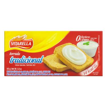 Imagem de Torrada Tradicional Vitarella 142g