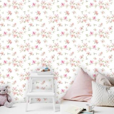 Imagem de Papel de Parede Autocolante Floral Cerejeira 250 - Inove Papéis de Par