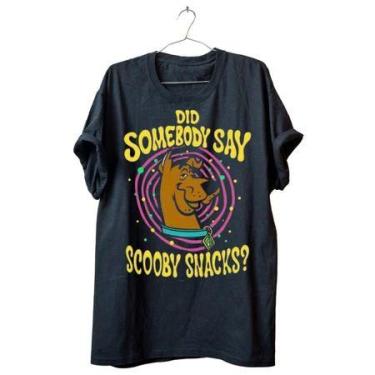 Imagem de Camiseta-Camisa Scooby Doo adulto Blusa unissex 100% Algodão T-shirt V