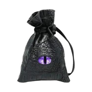Imagem de Bolsa de Dados de Couro PU com Cordão para Cartas de Tarô e Oracle, A5