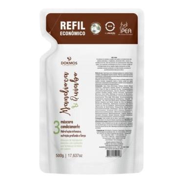 Imagem de Refil Máscara Capilar Mandioca e Quiabo - Dokmos 500g