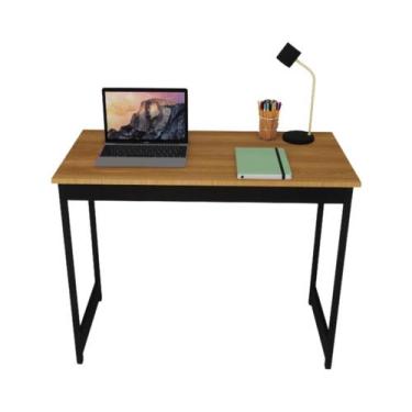 Imagem de Escrivaninha Industrial Mesa Estudo Aparador Home Office Bela Camaleão