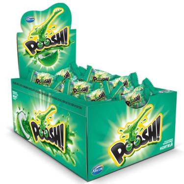 Imagem de Chiclete poosh hortelã 40un - RIO DOCE ATACADO