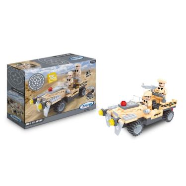 Imagem de Blocos De Montar Aliança Justiça Jipe De Apoio 95 Peças