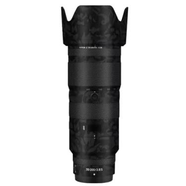 Imagem de 70-200 2.8 Película protetora para lente de câmera película protetora decalque adesivo antiarranhões acessórios para Nikon Z 70-200mm F2.8 VR S (Shadow Camo Black)