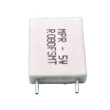 Imagem de 10x Resistor 0r08 5w 1% Radial Mpr Porcelana Smart