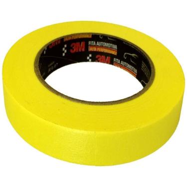 Imagem de Fita Crepe Automotiva 3m 18mm X 40m Alta Performance Com 12 Peças